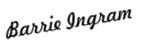 Barrie Ingram sign